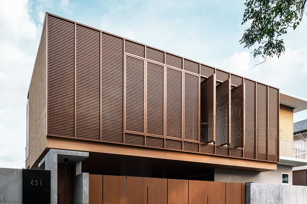 aluminum louver shutters for villas