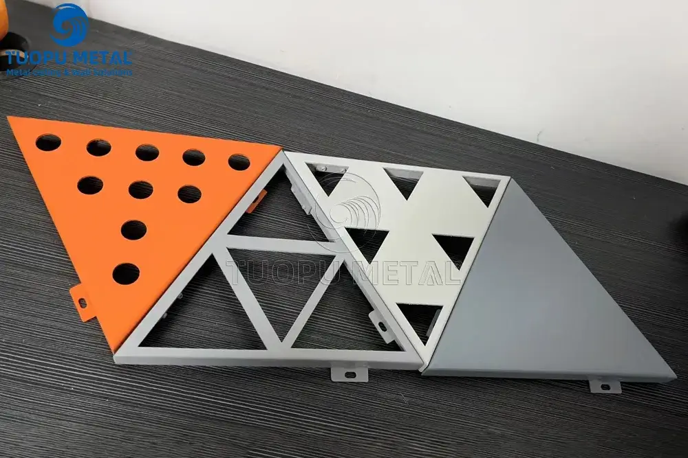 Aluminum plate combination sample required for aluminum facades
